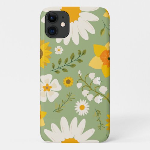 flowers lovers iPhone 11 case