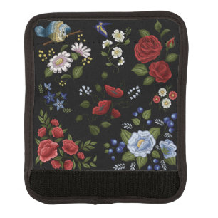 Flowers Luggage Handle Wrap