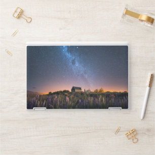 Flowers Lupines Blooming Lake Tekapo New Zealand HP Laptop Skin