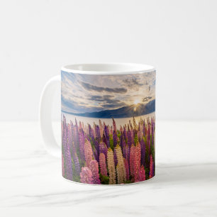 Flowers Lupines New Zealand Coffee Mug