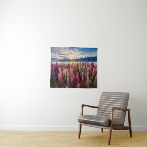 Flowers  Lupines New Zealand Tapestry