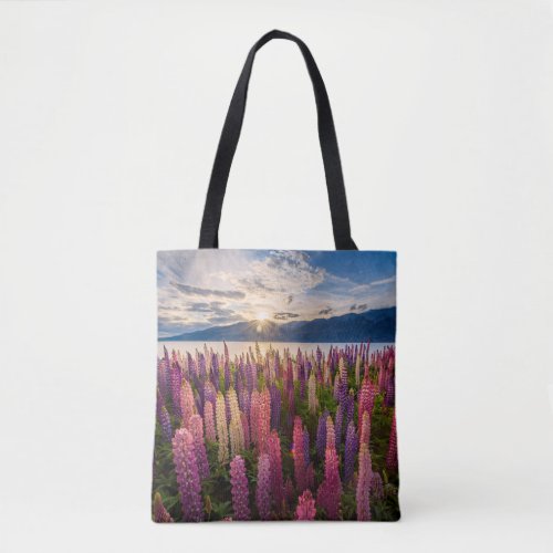 Flowers  Lupines New Zealand Tote Bag