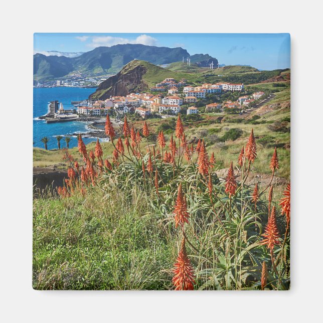 Flowers | Madeira Island Portugal Magnet (Front)