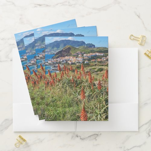 Flowers  Madeira Island Portugal Pocket Folder