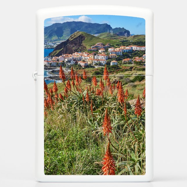 Flowers | Madeira Island Portugal Zippo Lighter (Front)