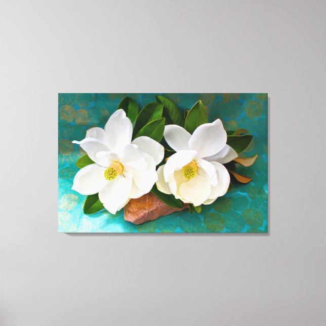 Flowers | Magnolia Flower Canvas Print (Front)