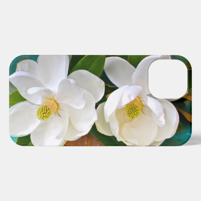 Flowers | Magnolia Flower iPhone Case (Back Horizontal)
