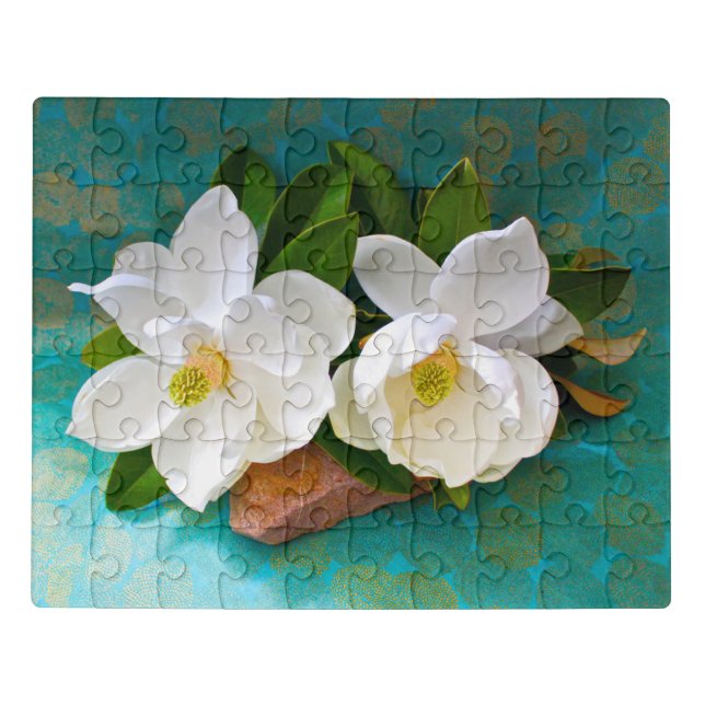 Flowers | Magnolia Flower Jigsaw Puzzle (Puzzle Horizontal)