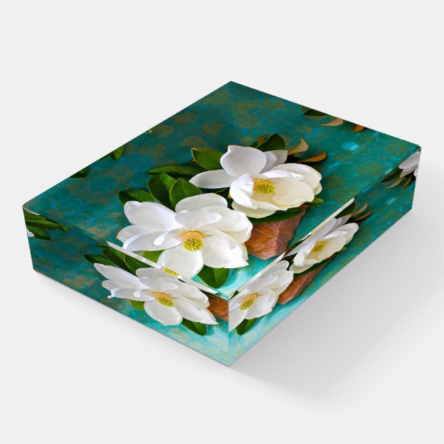 Flowers | Magnolia Flower Paperweight (Angled)