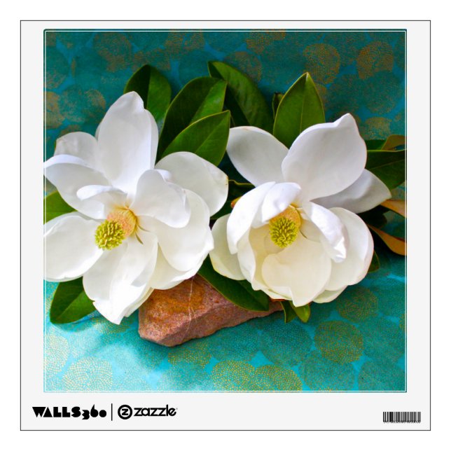 Flowers | Magnolia Flower Wall Decal (Front)
