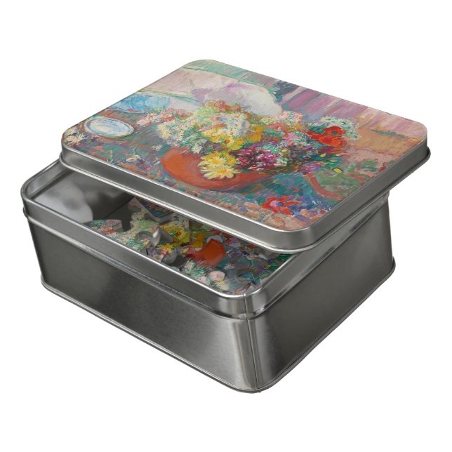 Flowers, Magnus Enckell  Jigsaw Puzzle (Lid Open)