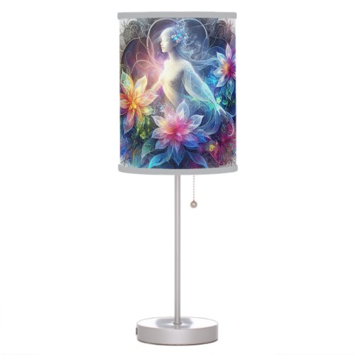 Flowers Maiden Table Lamp