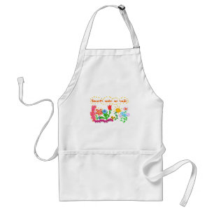 Flowers Make Me Smile Adult Apron