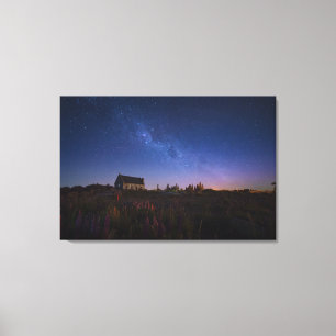 Flowers   Milky Way New Zealand Canvas Print