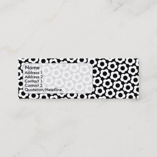 flowers business card template