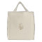 Flowers Monogram Initial G Tote Bag