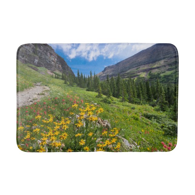 Flowers | Montana Flower Path Bath Mat (Front)
