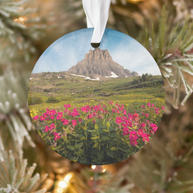 Flowers | Montana's Glacier National Park Ornament (Tree)