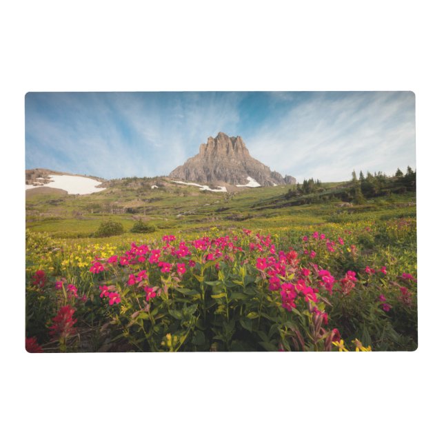 Flowers | Montana's Glacier National Park Placemat (Front)