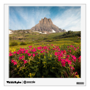 Flowers Montana's Glacier National Park Wall Decal