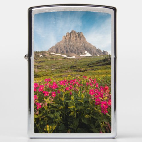 Flowers  Montanas Glacier National Park Zippo Lighter