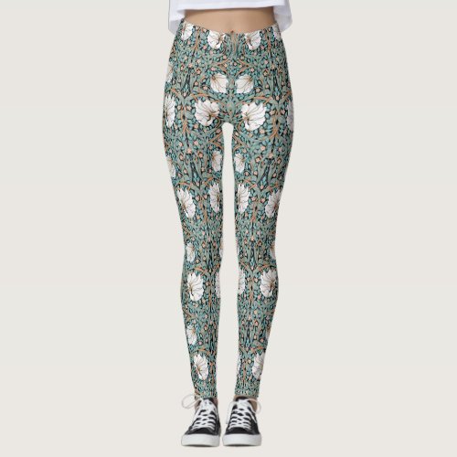 Flowers Morris Pimpernel All Over Print Leggings