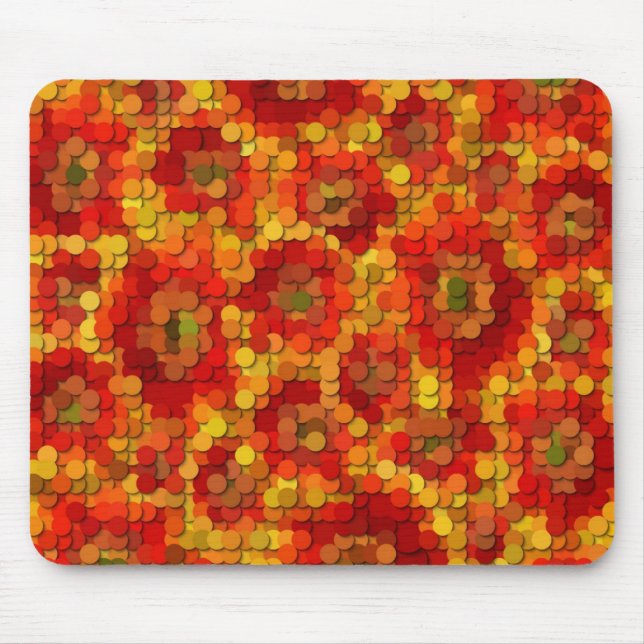 Flowers Mosaic Mouse Pad (Front)