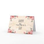 Flowers Mother's Day Card Watercolor Flowers Mother's Day Card Watercolor