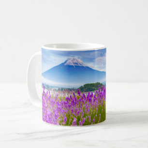 Flowers   Mount Fugi Japan Coffee Mug