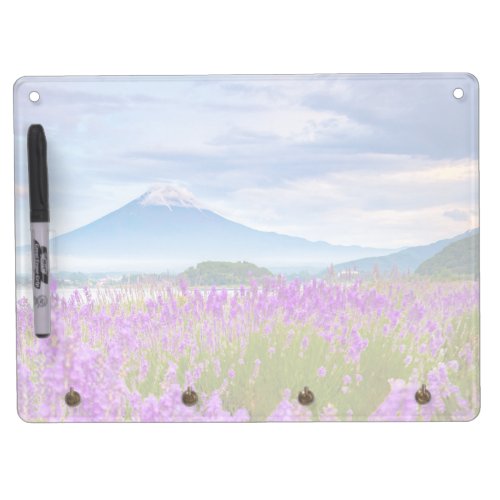 Flowers  Mount Fugi Japan Dry Erase Board With Keychain Holder