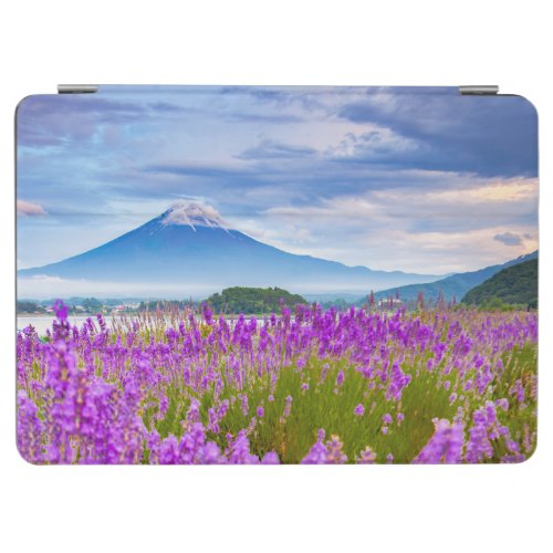 Flowers  Mount Fugi Japan iPad Air Cover