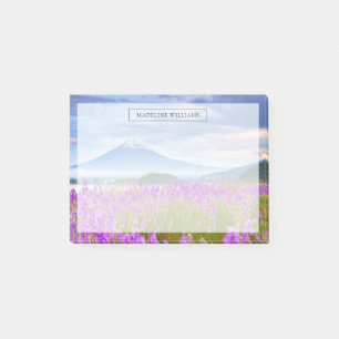 Flowers   Mount Fugi Japan Post-it Notes