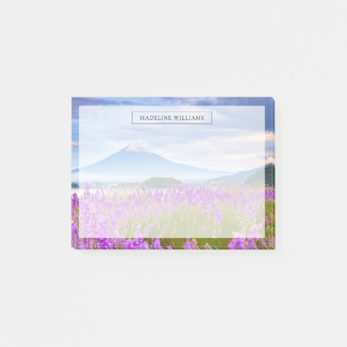 Flowers  Mount Fugi Japan Post_it Notes