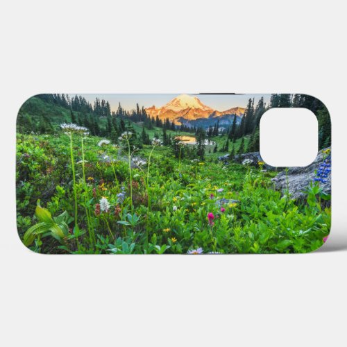 Flowers  Mount Rainier National Park iPhone 13 Case