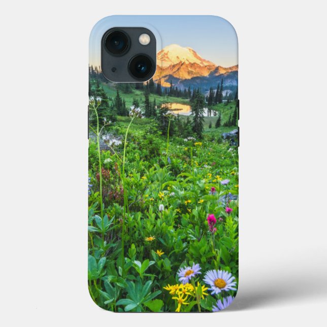 Flowers | Mount Rainier National Park Case-Mate iPhone Case (Back)