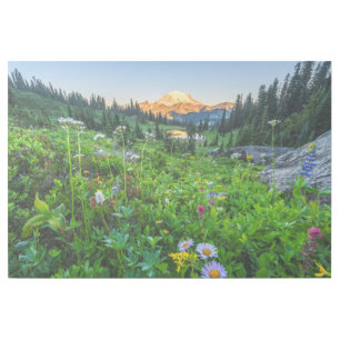 Flowers   Mount Rainier National Park Gallery Wrap
