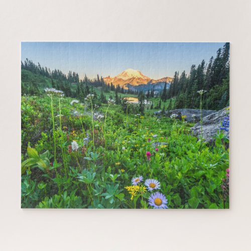 Flowers  Mount Rainier National Park Jigsaw Puzzle