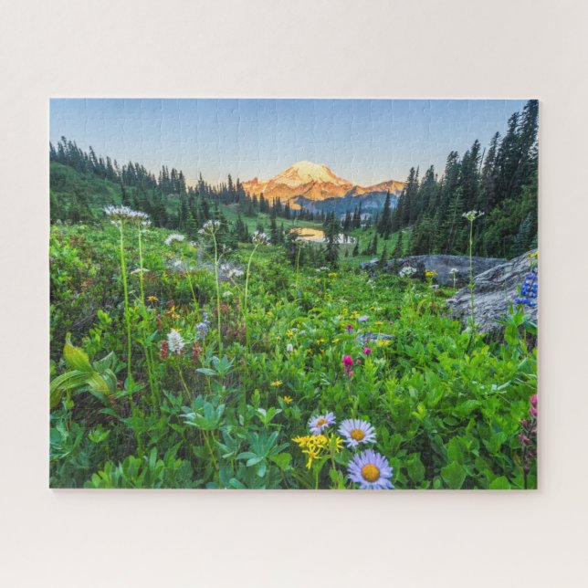Flowers | Mount Rainier National Park Jigsaw Puzzle (Horizontal)