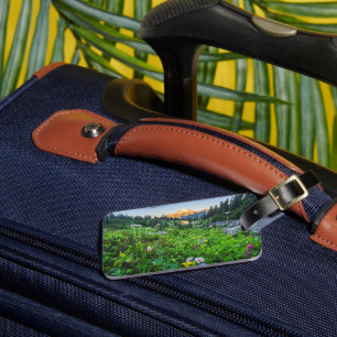 Flowers Mount Rainier National Park Luggage Tag