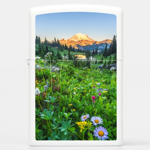 Flowers  Mount Rainier National Park Zippo Lighter