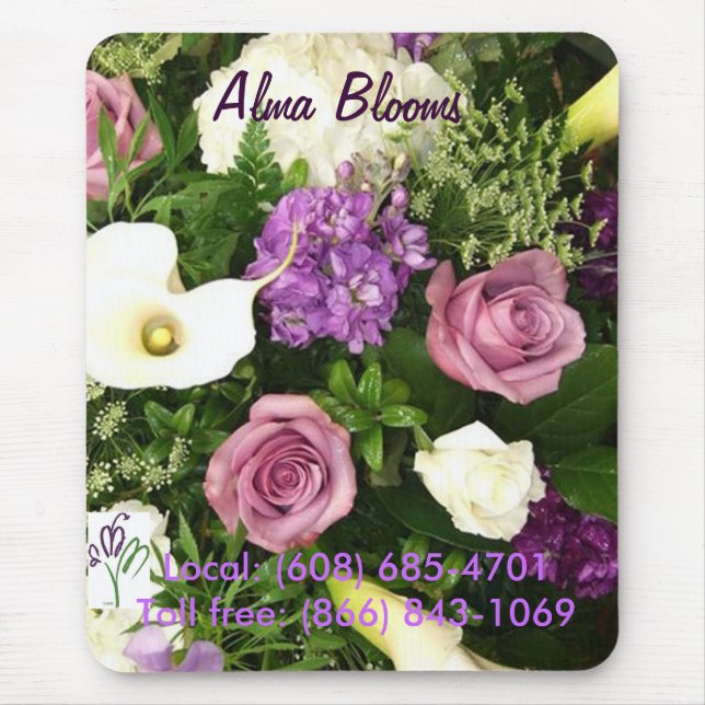 Flowers Mouse Pad (Front)