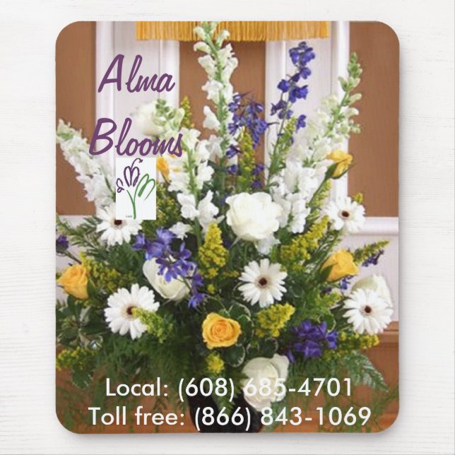 Flowers Mouse Pad (Front)