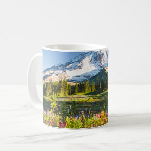 Flowers  Mt Rainier Wildflowers Coffee Mug