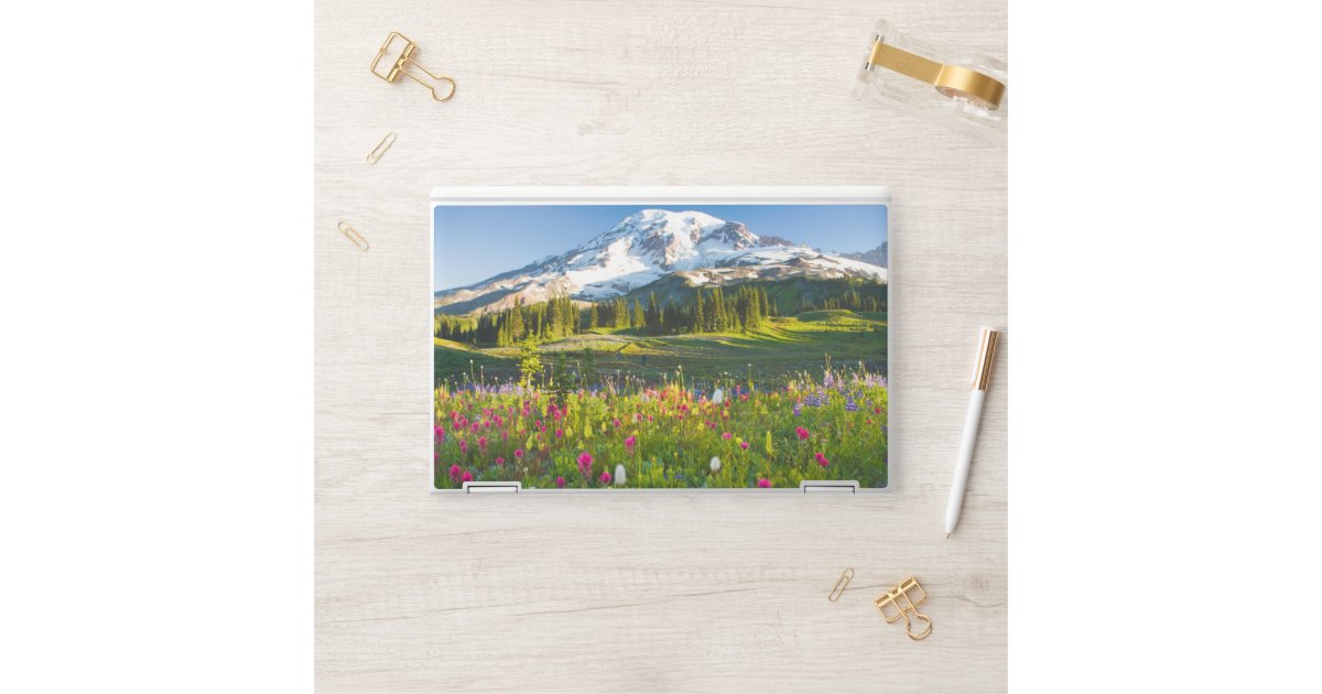 Flowers | Mt. Rainier Wildflowers HP Laptop Skin | Zazzle