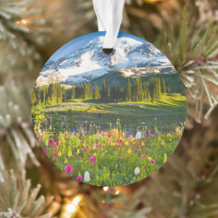 Flowers Mt. Rainier Wildflowers Ornament