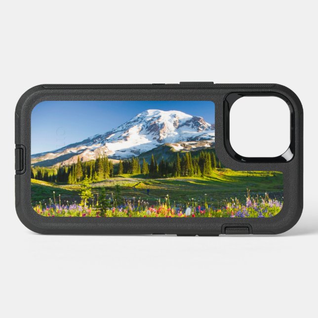 Flowers | Mt. Rainier Wildflowers Otterbox iPhone Case (Back Horizontal)