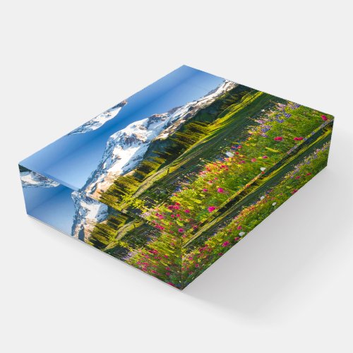 Flowers  Mt Rainier Wildflowers Paperweight