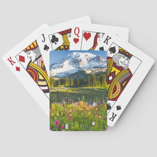 Flowers | Mt. Rainier Wildflowers Poker Cards (Back)