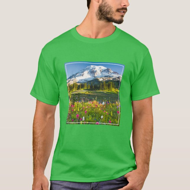 Flowers | Mt. Rainier Wildflowers T-Shirt (Front)