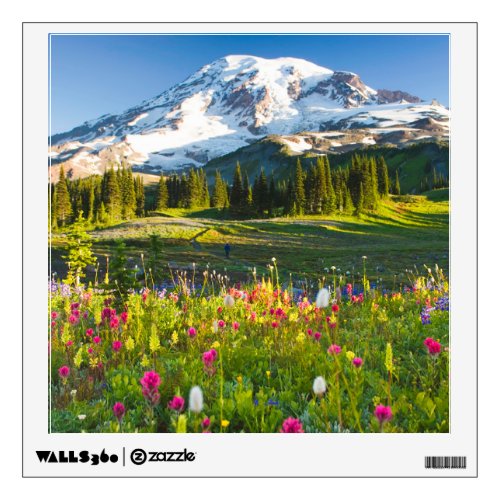 Flowers  Mt Rainier Wildflowers Wall Decal